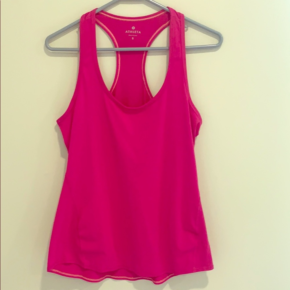 Small Fuchsia Athleta tank top